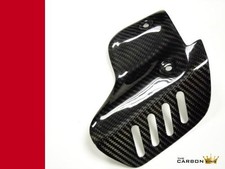 DUCATI 848 1098 1198 CARBON LOWER TERMIGNONI EXHAUST HEAT SHIELD IN TWILL WEAVE