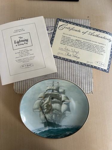 George collector plate - w.s.,