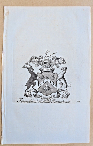 Townshend viscount thownshend - townshend,
