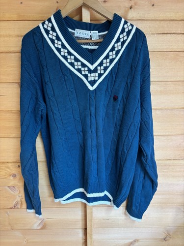 Vintage 90s izod cable - cable, knit
