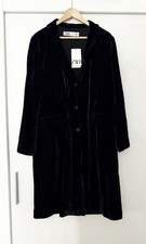 Zara long black - zara, coat