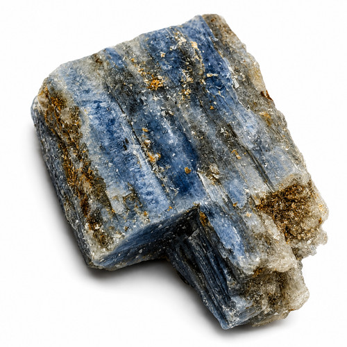 Blue kyanite crystal raw - blue,