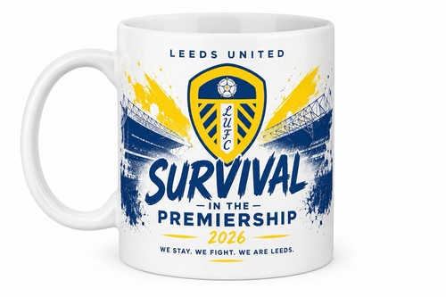 Leeds utd mug cup - leeds, fans