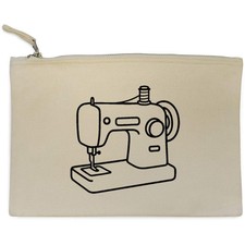 'Sewing Machine' Canvas Clutch