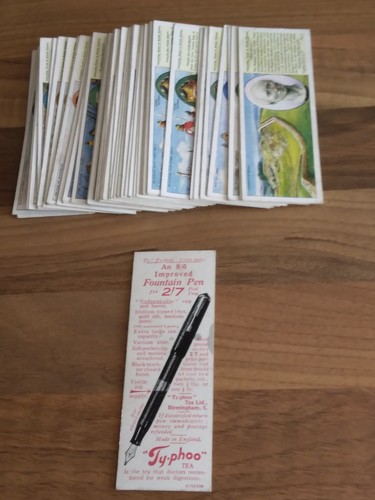 Old typhoo tea cards - 48,