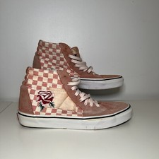 Vans Ward Hi Patchwork Checker Rose Women’s Size 7