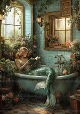 Serene Mermaid Reading in