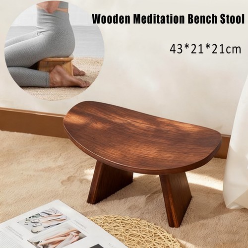 Wooden meditation bench - wooden,