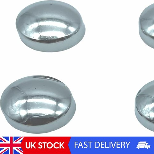 Pack chrome screw cover caps - 6,