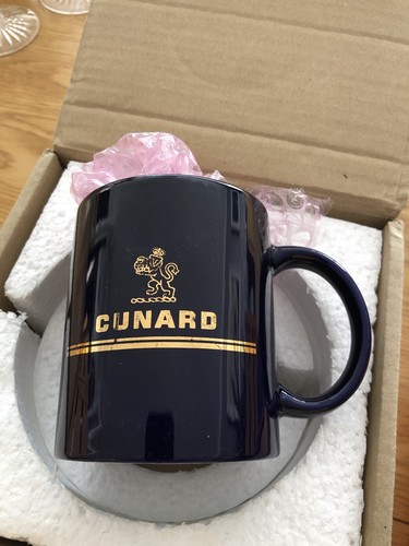 Rare cunard blue - with, gold