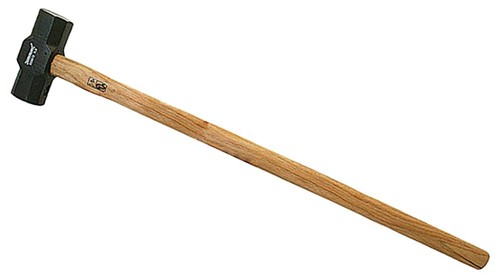 Hardwood sledge hammer 10lb - hardwood,