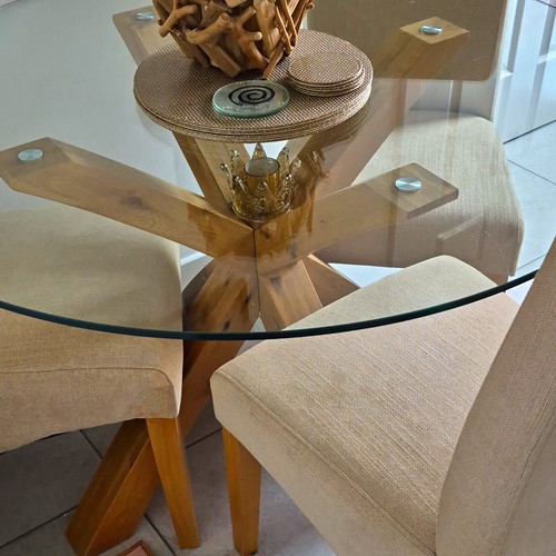 Next round glass top - next, dining
