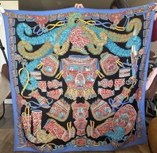 Hermes Shawl 140 Cashmere Silk