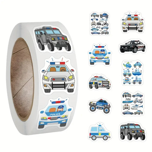 Police car stickers - police, decals