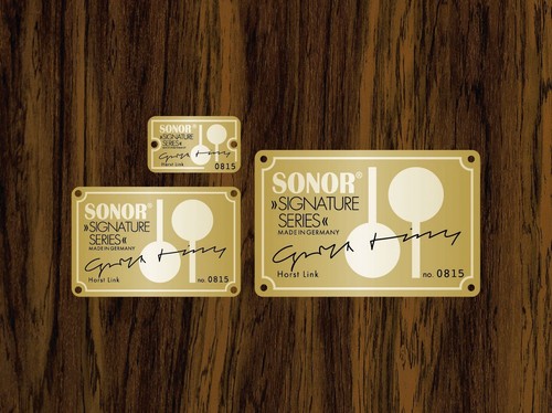 Drum badge sonor - signature,