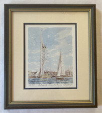 Glyn Martin Print Spinnaker Tower Portsmouth Limited Edition Framed Print