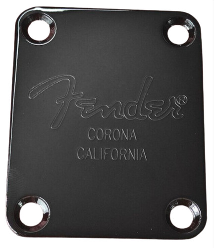 Neck plate standard black - standard,