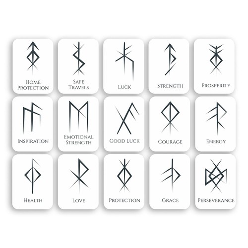 Viking symbols vinyl - viking,