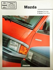 Mazda B-series E-series Van & Pick Up Brochure 1993