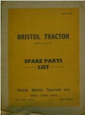 BRISTOL CRAWLER TRACTOR - MODEL 20 & 22 PARTS MANUAL