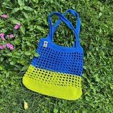 Handmade Crochet Cobalt Blue