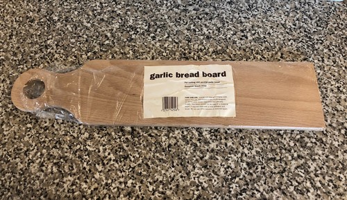 Garlic bread board new - new, wooden