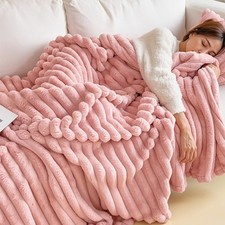 Large Ribbed Soft Fleece