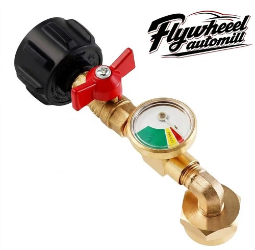 Propane refill adapter with - refill,