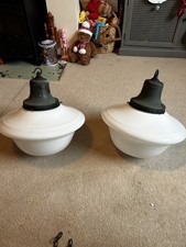 Vintage Antique Brass & Milk