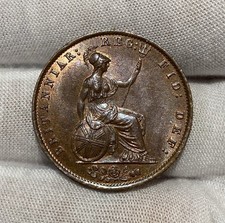 1854 Britain Victoria Half Penny, Brilliant Uncirculated Cartwheel Lustre Video