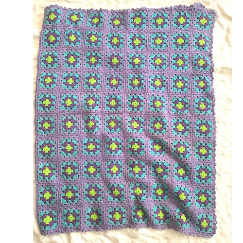 Handmade crochet granny square - crochet,