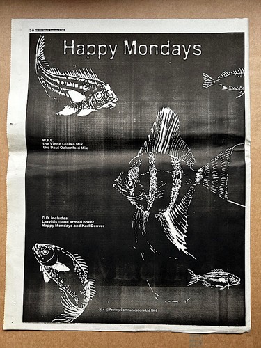 Happy mondays poster - happy,