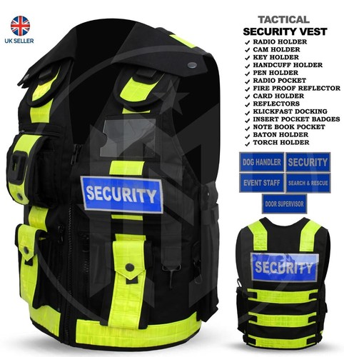 Viz security vest tactical - hi,
