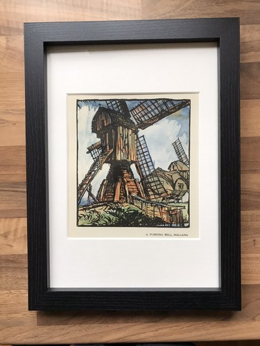 Frank brangwyn windmill - brangwyn,,