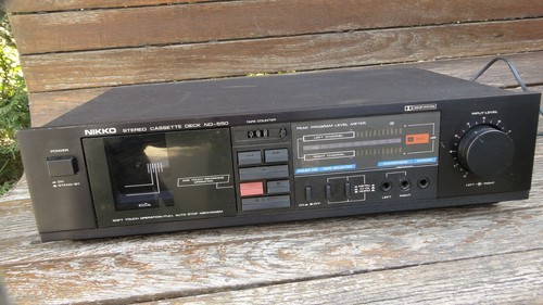 Vintage cassette deck - hi-fi,