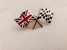 Jaguar Cross Flag Badge