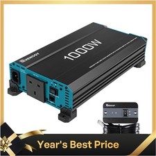 Renogy 1000W Pure Sine Wave Power Inverter with UPS Function 12V DC 230V 50HZ