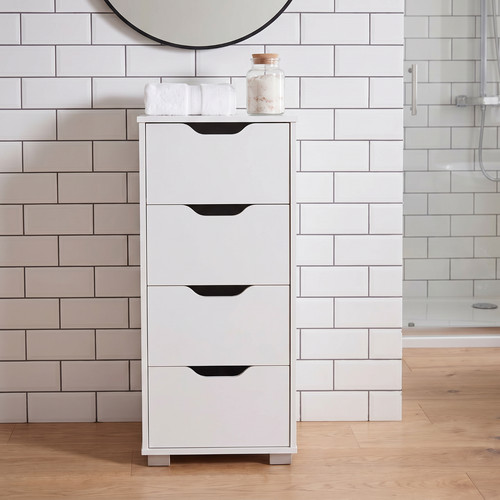 Bathroom storage cabinet with - storage,