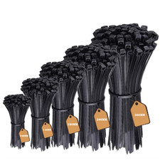 Cable Ties Zip Black White