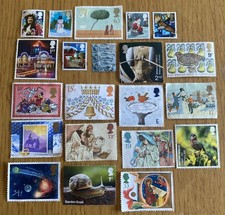 Unfranked gb stamps - fv, unfranked,