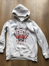 Kids 100%  Cotton Embroided  Hoodie From Kenzo  Paris Age 11-12 Years