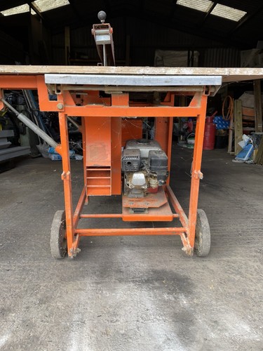 Red band petrol circular saw - red,