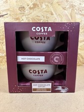 Two Large Costa Coffee Ceramic