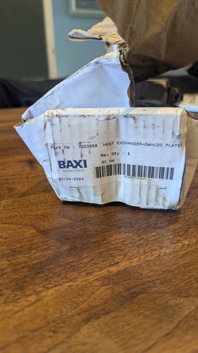 Genuine baxi plate heat - genuine,