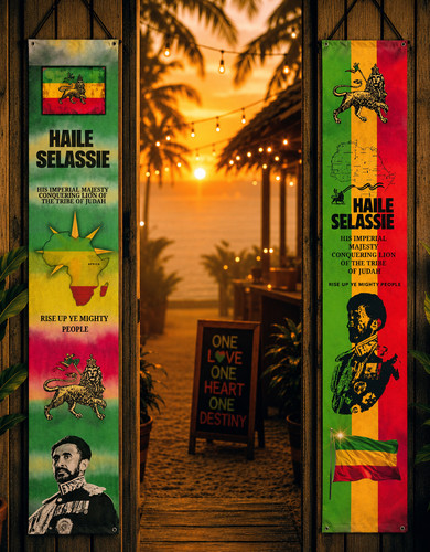 Haile selassie vertical banner - haile,