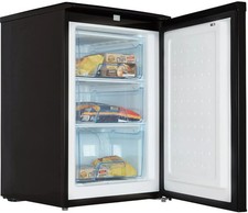 Dent Cookology 86L Freestanding Under Counter Freezer in Black - UCFZ86BK