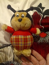 Vintage PMS Ladybird Soft Toy 6.5" Tall *Tagged*