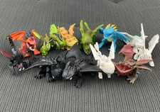 12x How To Train Your Dragon Light Night Fury Toothless Action Figures Toy Gifts