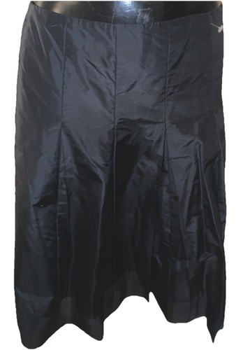 Black silk satin taffeta - 'satin',
