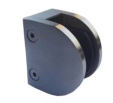 Stainless steel glass - steel, clamp